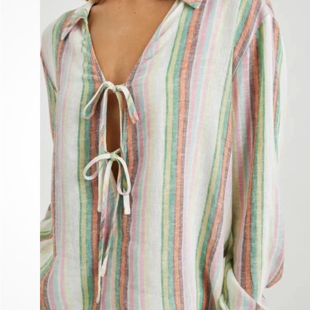 Rails Pastel Striped Blouse palaise stripe